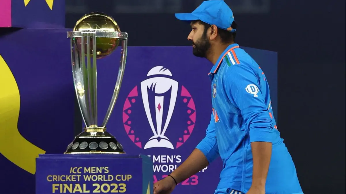 rohit sharma sad inage world cup 2023 harne ke badf