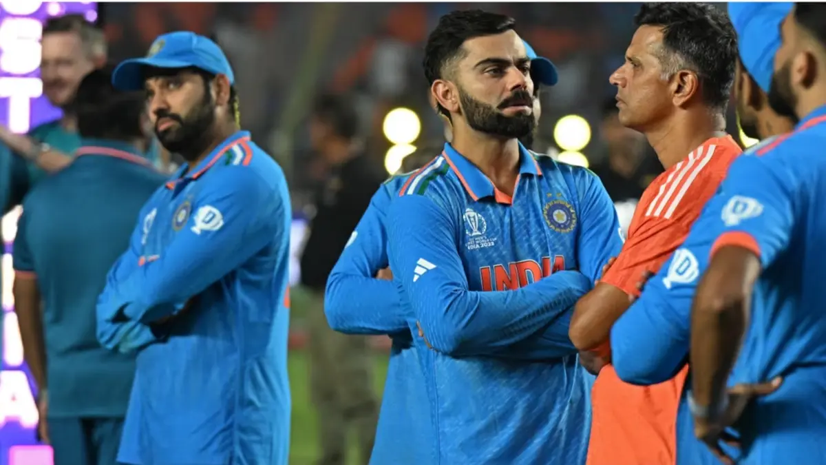 india lost image 2023 cricket world cup