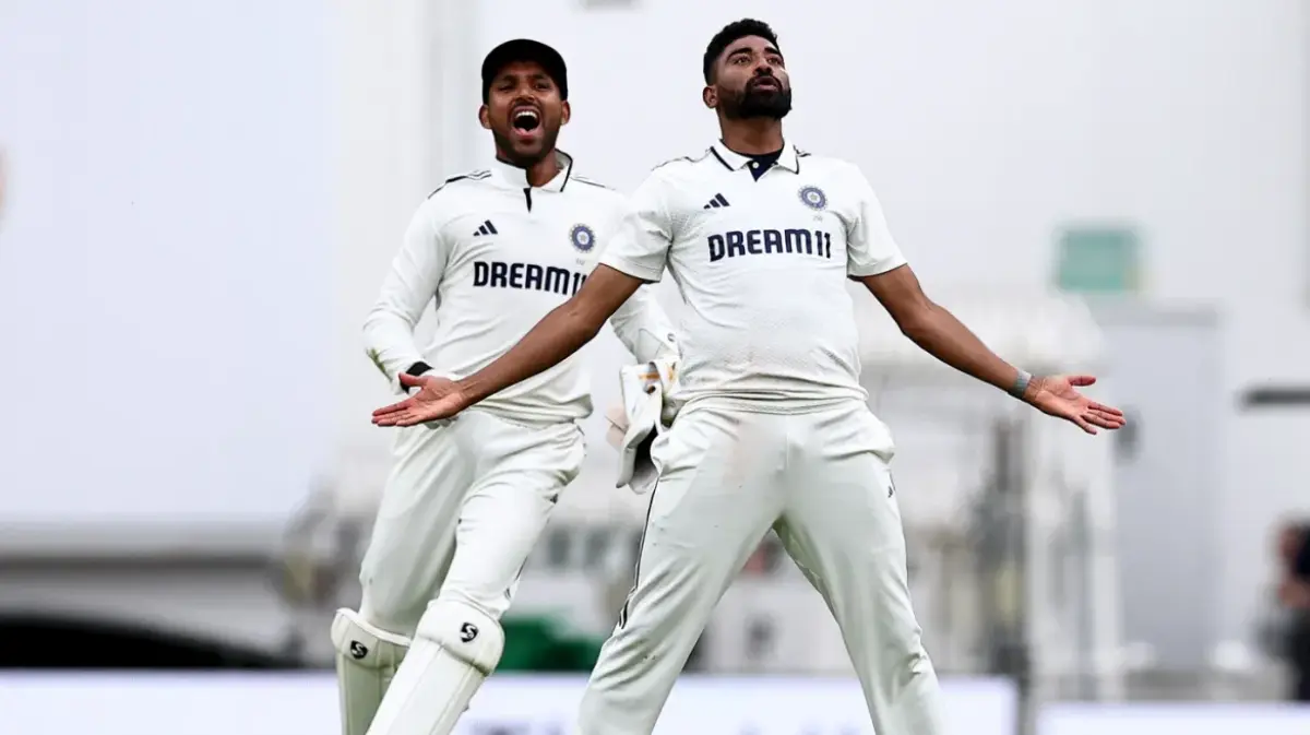 mohmmad siraj celebrate 