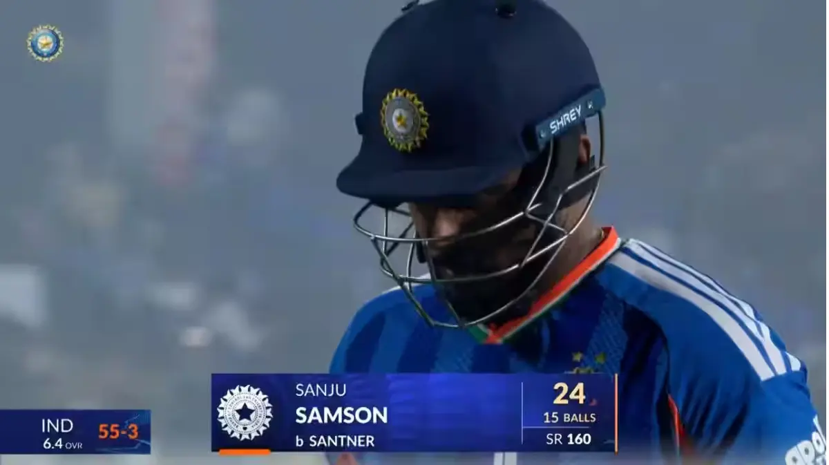 sanju samson nz searise down fall